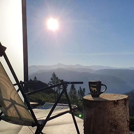 Tiny Mountain Cabin With A Panoramic View Giljane Extérieur photo
